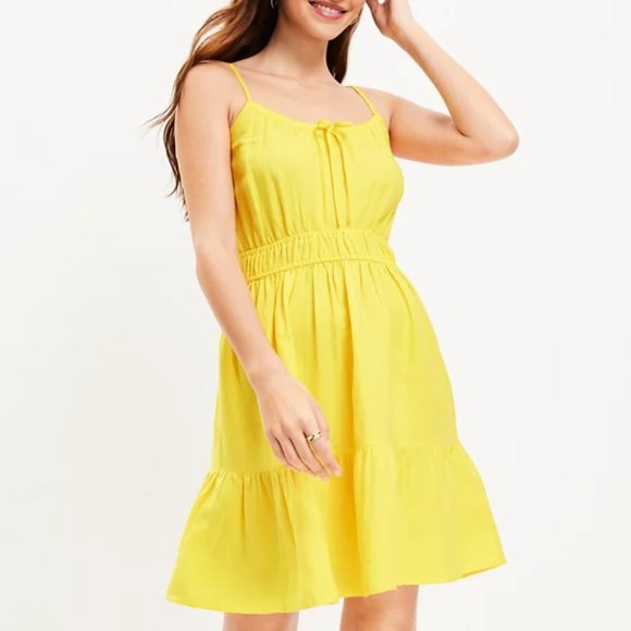 LOFT Dresses & Skirts - Loft Smocked Waist Cami Dress, size M